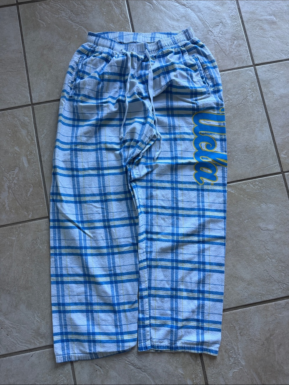 UCLA Blue Plaidl Pajama Pants